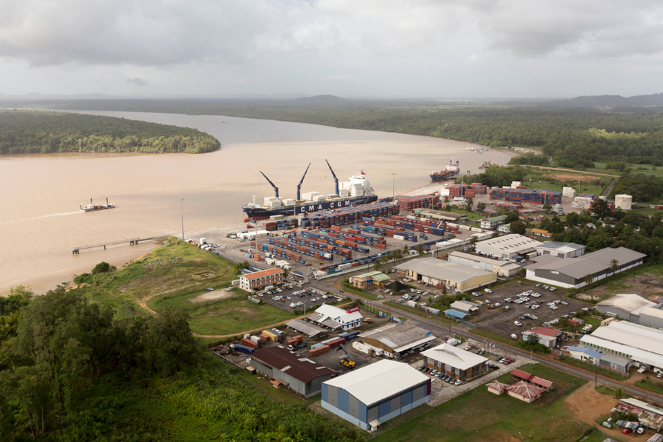 Port dégrad des cannes guyane cayenne